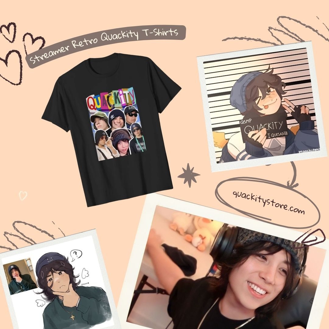 Streamer Retro PTTT1507  Quackity T-Shirts